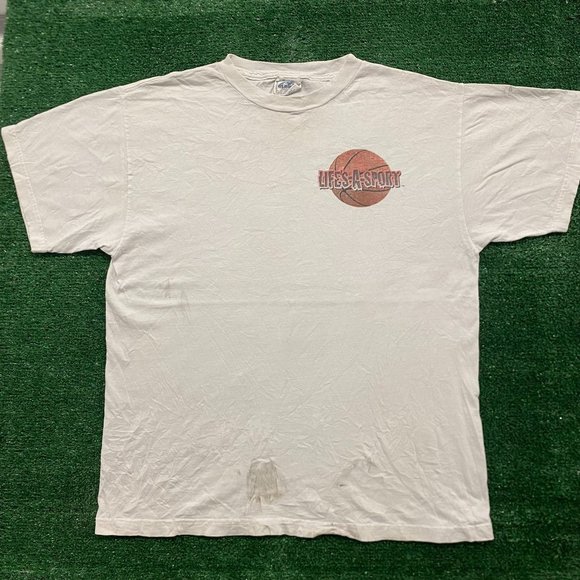 Vintage 90s Basketball Dunk Essential Sports T-Shirt - Picture 6 of 6